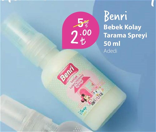 Benri Bebek Kolay Tarama Spreyi 50 ml image