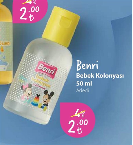 Benri Bebek Kolonyası 50 ml image