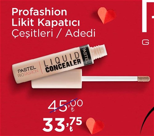 Pastel Profashion Likit Kapatıcı Çeşitleri/Adedi image