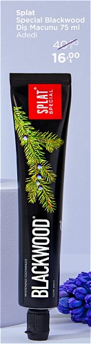 Splat Special Blackwood Diş Macunu 75 ml image