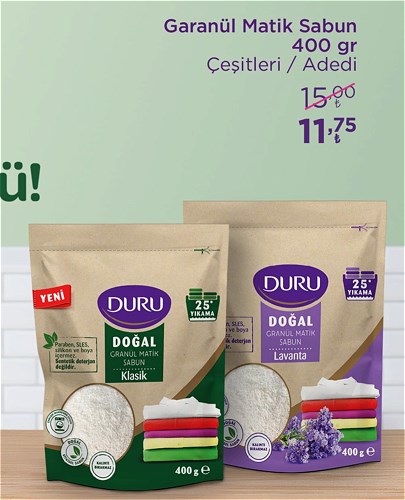 Granül Matik Sabun 400 gr Çeşitleri image