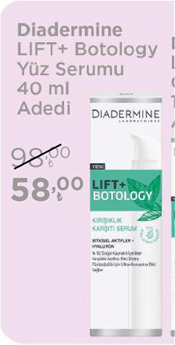 Diadermine Lift+Botology Yüz Serumu 40 ml image