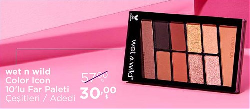 Wet n Wild Color Icon 10'lu Far Paleti Çeşiteri image