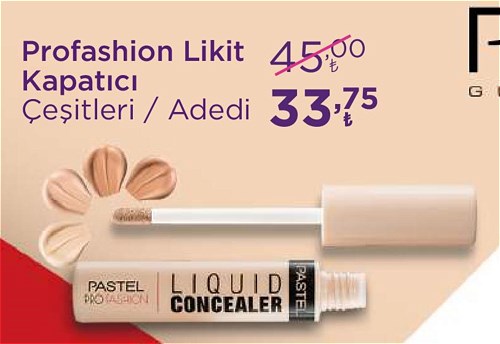 Pastel Profashion Likit Kapatıcı Çeşitleri/Adedi image