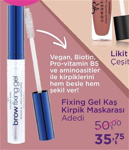 Golden Rose Fixing Gel Kaş Kirpik Maskarası image