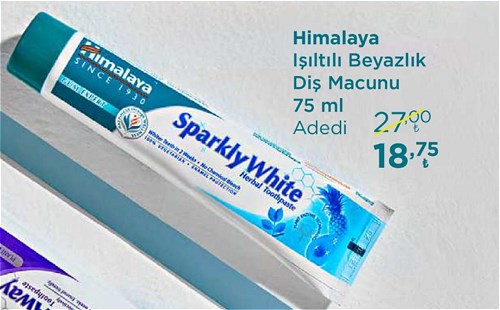 Himalaya Işıltılı Beyazlık Diş Macunu 75 ml image