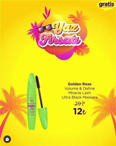 Golden Rose Volume & Define Miracle Lash Ultra Black Maskara image