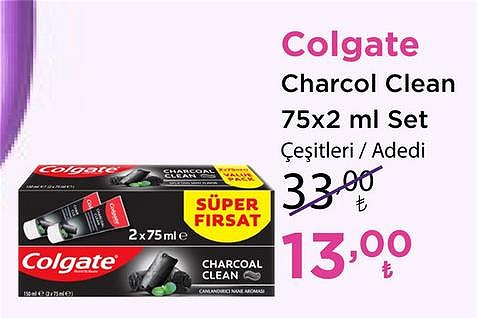 Colgate Charcol Clean 75x2 ml Set Çeşitleri image