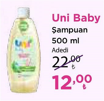 Uni Baby Şampuan 500 ml image