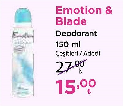 Emotion&Blade Deodorant 150 ml Çeşitleri image