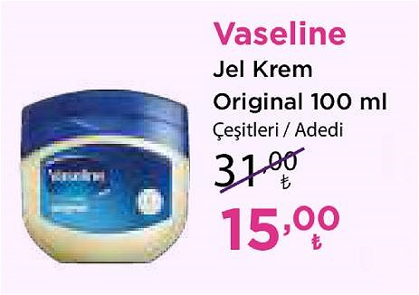 Vaseline Jel Krem Original 100 ml Çeşitleri image