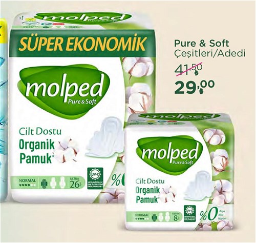 Molped Pure&Soft Çeşitleri/Adedi image