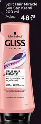 Schwarzkopf Split Hair Miracle Sıvı Saç Kremi 200 ml image