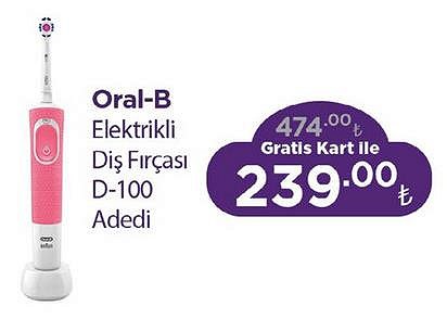 Oral-B Elektrikli Diş Fırçası D-100 image