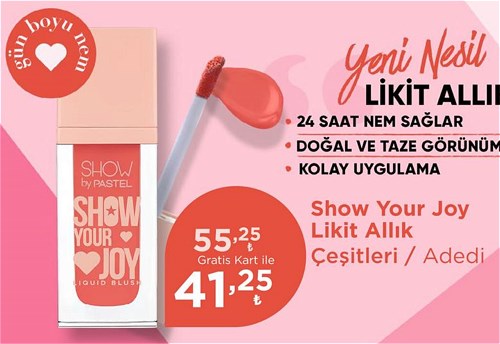 Show by Pastel Show Your Joy Likit Allık Çeşitleri/Adedi image