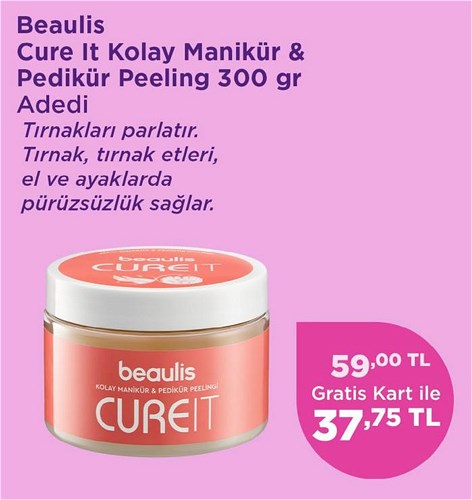 Beaulis Cure It Kolay Manikür&Pedikür Peeling 300 gr image