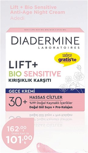 Diadermine Lift+Bio Sensitive Anti-Age Night Cream image