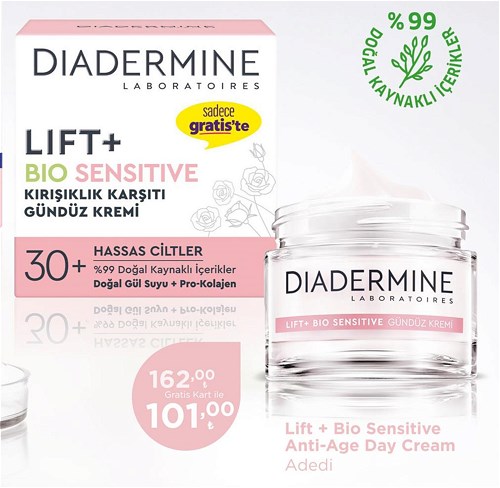 Gratis Diadermine Lift+Bio Sensitive Anti-Age Day Cream