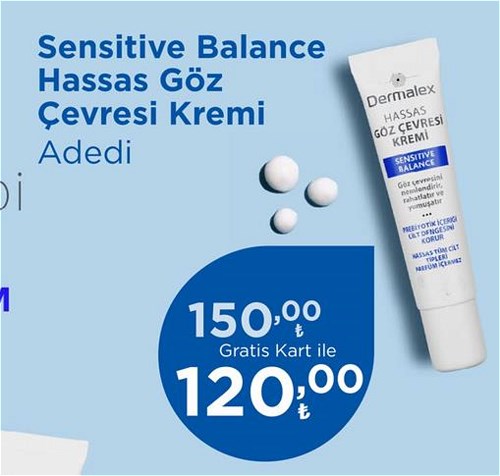 Dermalex Sensitive Balance Hassas Göz Çevresi Kremi image