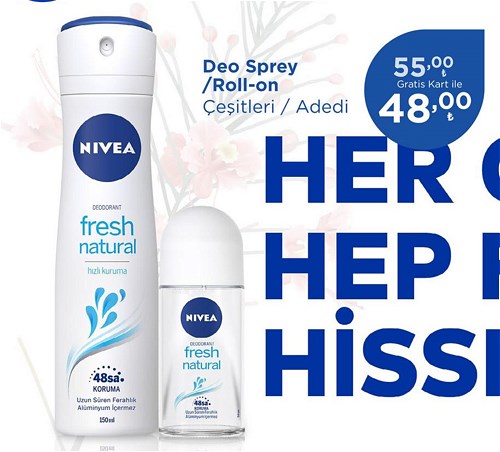 Nivea Deo Sprey/Roll-on Çeşitleri/Adedi image