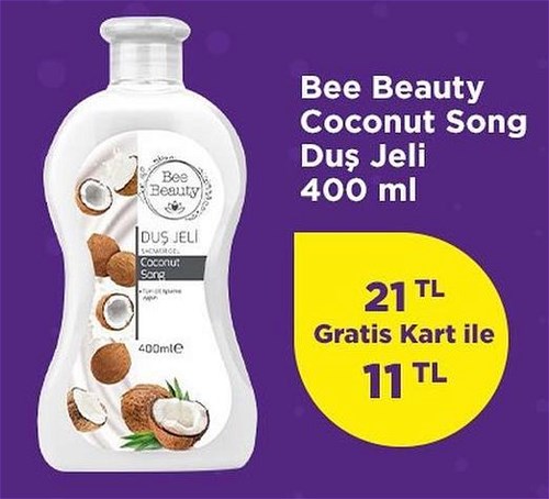 Bee Beauty Coconut Song Duş Jeli 400 ml image