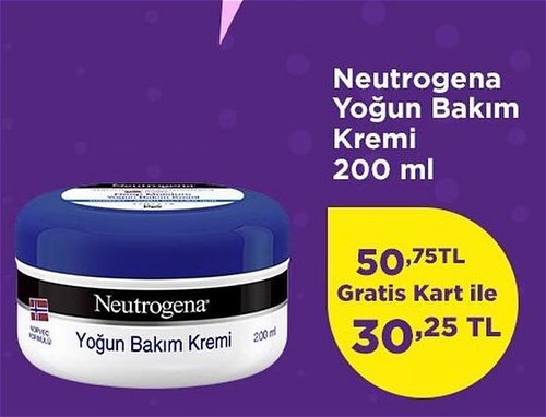 Neutrogena Yoğun Bakım Kremi 200 ml image