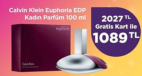 Calvin Klein Euphoria Edp Kadın Parfüm 100 ml  image