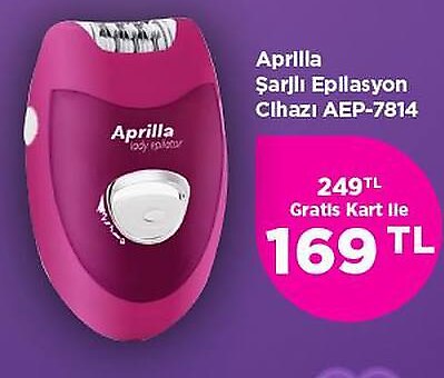 Aprilla AEP-7814 Şarjlı Epilasyon Cihazı image