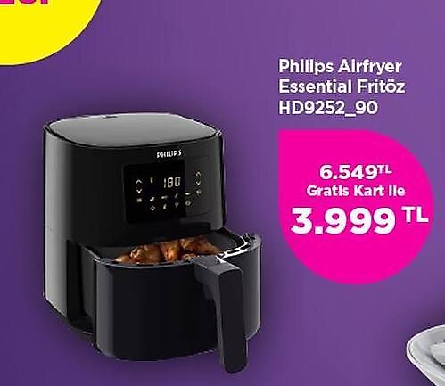 Philips HD9252_90 Airfryer Essential Fritöz  image