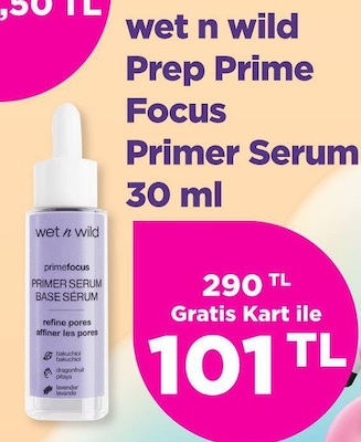 wet n wild Prep Prime Focus Primer Serum 30 ml image