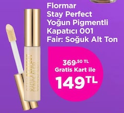 Flormar Stay Perfect Yoğun Pigmentli Kapatıcı 001 Fair Soğuk Alt Ton image
