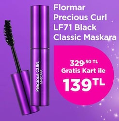Flormar Precious Curl LF71 Black Classic Maskara image