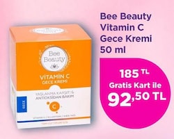 Bee Beauty Vitamin Gece Kremi 50 ml image