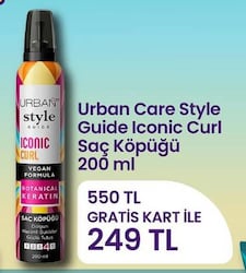 Urban Care Style Guide Iconic Curl Saç Köpüğü 200 ml image