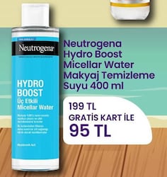 Neutrogena Hydro Boost Micellar Water Makyaj Temizleme Suyu 400 ml image
