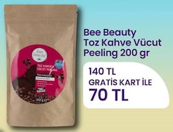 Bee Beauty Toz Kahve Vücut Peeling 200 gr image