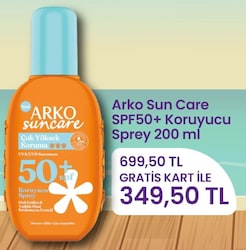 Arko Sun Care SPF50+ Koruyucu Sprey 200 ml image
