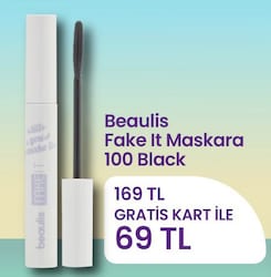 Beaulis Fake It Maskara 100 Black image