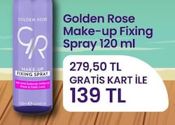 Golden Rose Make-up Fixing Spray 120 ml image