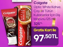 Colgate Optic White Kahve Çay ve Tütün Kullananlar İçin Diş Macunu 125 ml image