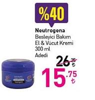 Neutrogena Besleyici Bakım El & Vücut Kremi 300 ml image