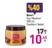 Benri Saç Maskesi 500 ml Çeşitleri / Adedi image