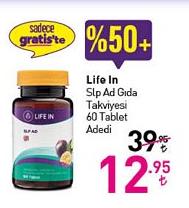 Life In Slp Ad Gıda Takviyesi 60 Tablet image