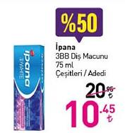 İpana 3BB Diş Macunu 75 ml Çeşitleri / Adedi image