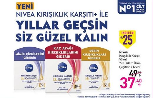 Nivea Kırışıklık Karşıtı 50 ml Yüz Bakım Ürün Çeşitleri / Adedi image