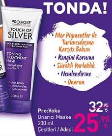 Pro:Voke Onarıcı Maske 200 ml Çeşitleri / Adedi image