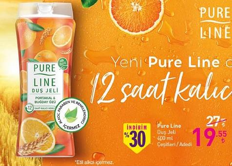 Pure Line Duş Jeli 400 ml Çeşitleri  / Adedi image