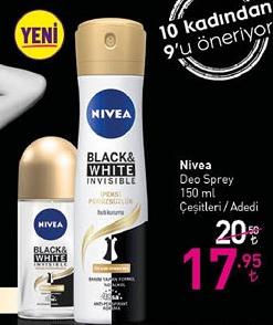 Nivea Deo Sprey 150 ml Çeşitleri / Adedi image