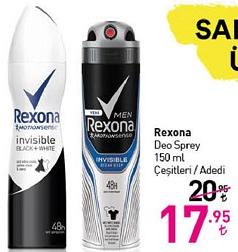 Rexona Deo Sprey 150 ml Çeşitleri  / Adedi image