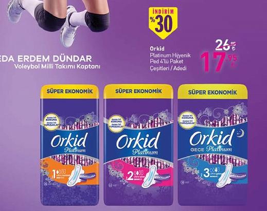 Orkid Platinum Hijyenik Ped 4'lü Paket Çeşitleri / Adedi image